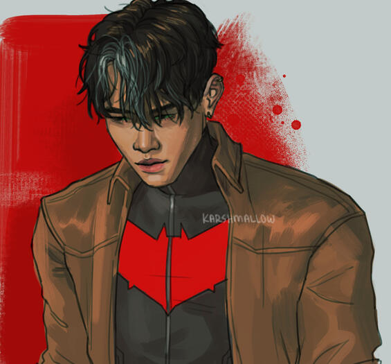 Bust up Portrait of DC's Jason Todd