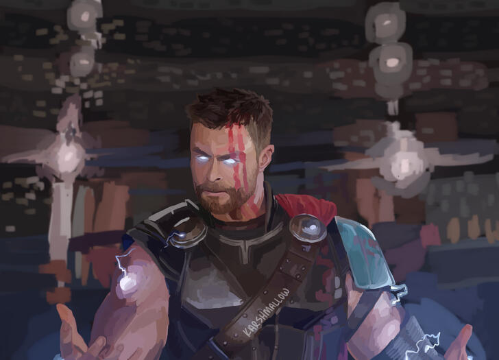 Fanart of Marvel's Thor